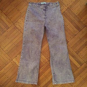 Rachel Comey Lavender Acid Washed Ankle Crop Jeans Sz.6